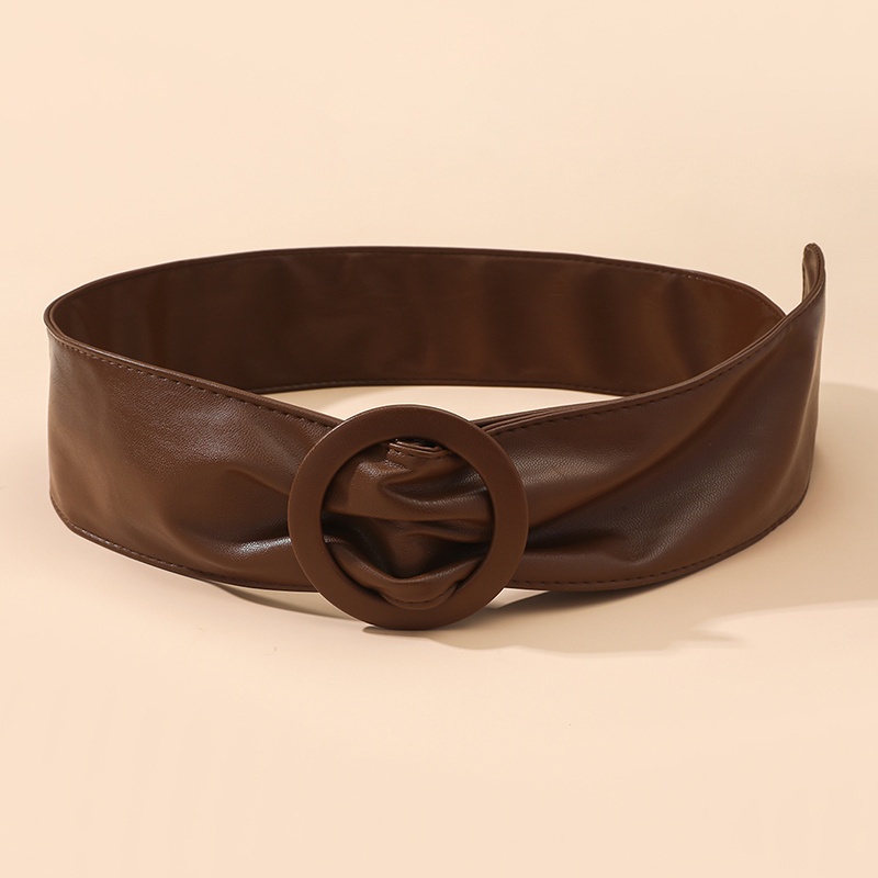 Stylish Waist Belt with Decorative Buckle for Women's High End Look